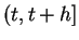 $ (t,t+h]$