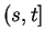$ (s,t]$
