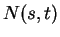 $ N(s,t)$