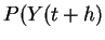 $\displaystyle P(Y(t+h)$