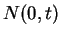 $ N(0,t)$