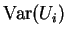 $\displaystyle {\rm Var}(U_i)$