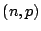 $ (n,p)$