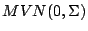$ MVN(0,\Sigma)$