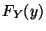 $\displaystyle F_Y(y)$