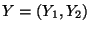 $ Y=(Y_1,Y_2)$