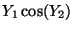 $\displaystyle Y_1 \cos(Y_2)$