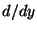 $ d/dy$