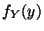 $\displaystyle f_Y(y)$