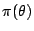 $ \pi(\theta)$