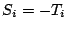 $ S_i=-T_i$