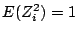 $ E(Z_i^2) = 1$