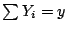 $ \sum Y_i = y$