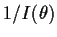 $1/I(\theta)$