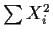 $\sum X_i^2$