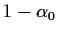 $1-\alpha_0$