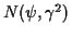 $ N(\psi,\gamma^2)$