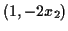 $ (1,-2x_2)$