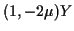 $ (1,-2\mu) Y$