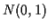 $ N(0,1)$
