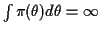 $ \int\pi(\theta)d\theta= \infty$