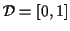 $ {\cal D} =[0,1]$