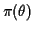 $ \pi(\theta)$