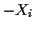 $ -X_i$