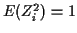 $ E(Z_i^2) = 1$