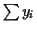 $ \sum y_i$