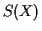 $ S(X)$
