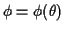 $ \phi=\phi(\theta)$