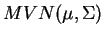 $MVN(\mu,\Sigma)$