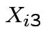 $ X_{i3}$