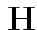 $ {\bf H}$