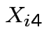 $ X_{i4}$