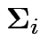 $ \boldsymbol\Sigma_i$