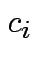 $ c_{i}$