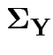 $ \boldsymbol\Sigma_{\bf Y}$