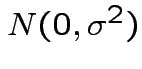 $ N(0,\sigma^2)$