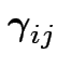 $\displaystyle \boldsymbol\gamma_{ij}$