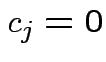 $ c_j=0$