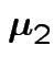$ \boldsymbol\mu_2$