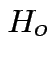 $ H_o$