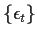 $ \{\epsilon_t\}$