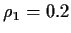$\rho_1=0.2$