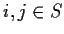 $i,j \in S$