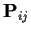 ${\bf P}_{ij}$