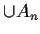 $\cup A_n$