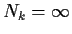 $N_k=\infty$